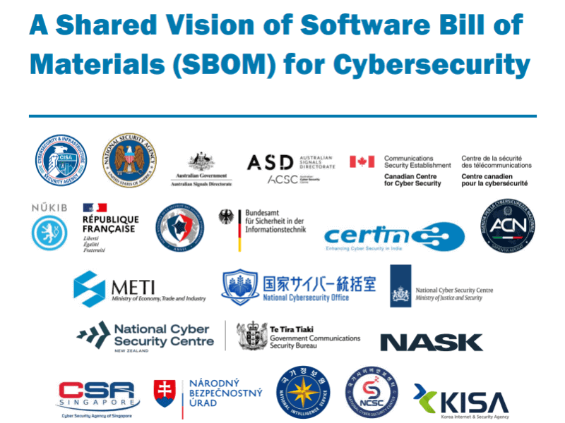 「<a href="https://www.cisa.gov/sites/default/files/2025-09/joint-guidance-a-shared-vision-of-software-bill-of-materials-for-cybersecurity_508c.pdf" class="strong bn" target="_blank">A Shared Vision of Software Bill of Materials (SBOM) for Cybersecurity</a>」より