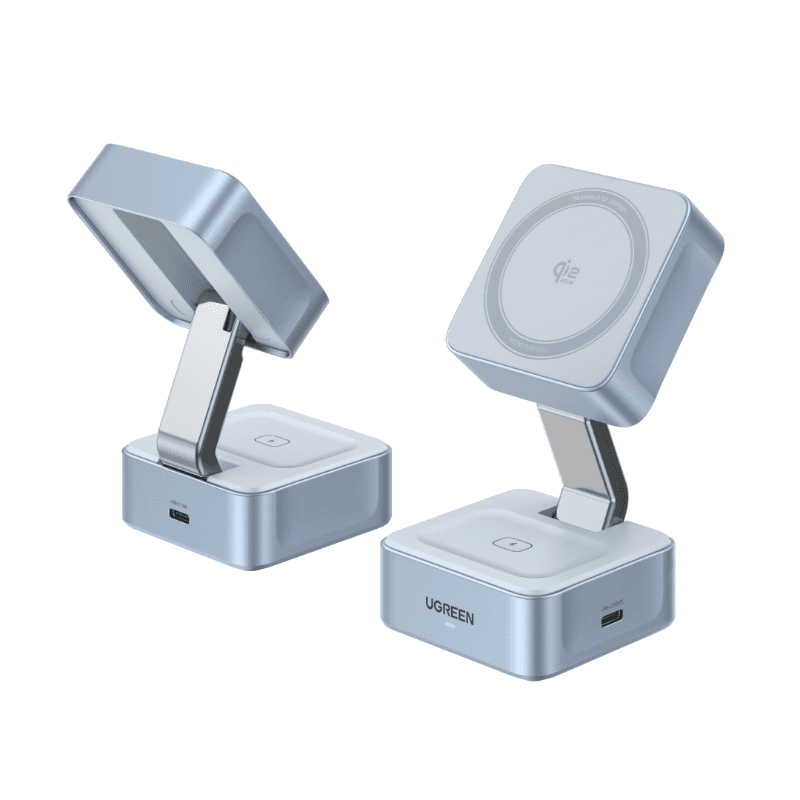 UGREEN MagFlow 2-in-1 マグネット式ワイヤレス充電器 25W