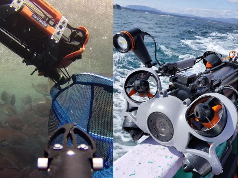 海洋デジタル社会パビリオンの出展例。