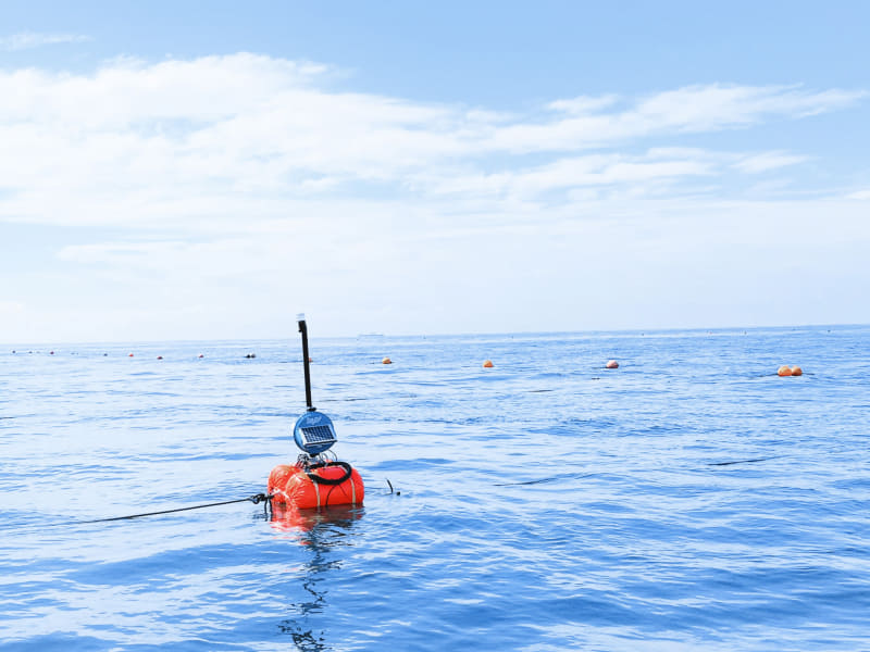 海洋デジタル社会パビリオンの出展例。