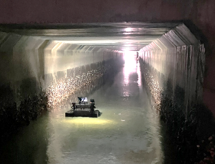 海洋デジタル社会パビリオンの出展例。