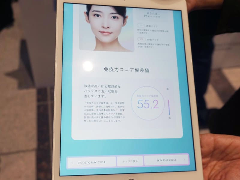 このようなイメージでRNAテックが体験できる