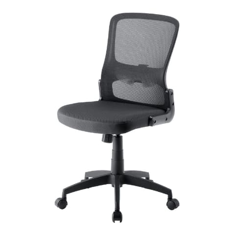 メッシュ素材採用のシンプルなオフィスチェア、サンワサプライが発売