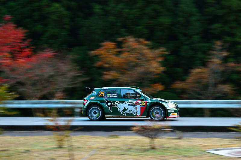 ナビに「紅葉2」と登録した撮影ポイント