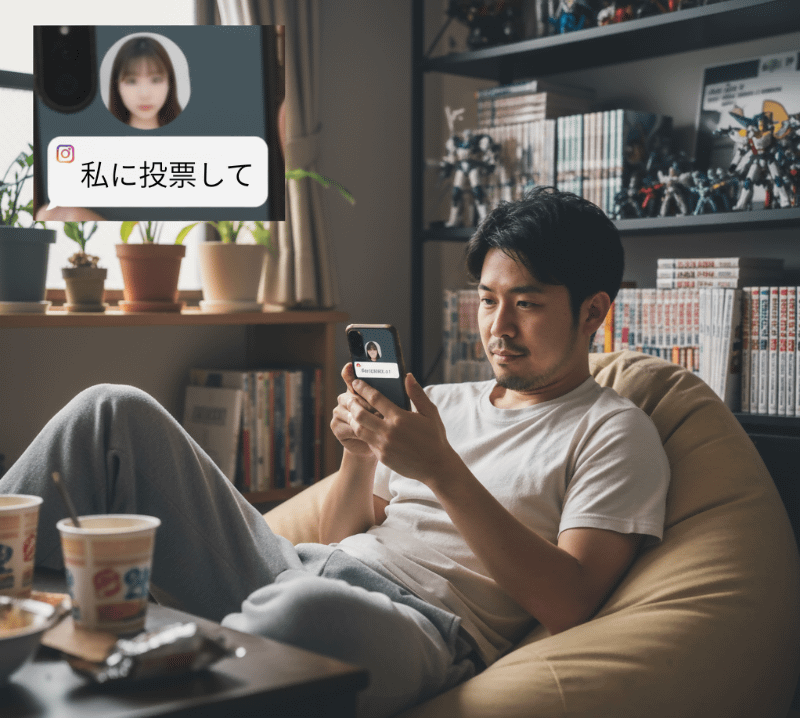 友人からの「投票して」というメッセージ、注意が必要です