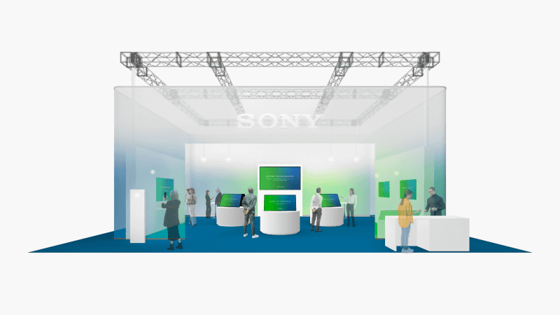 ソニーグループのブースイメージ