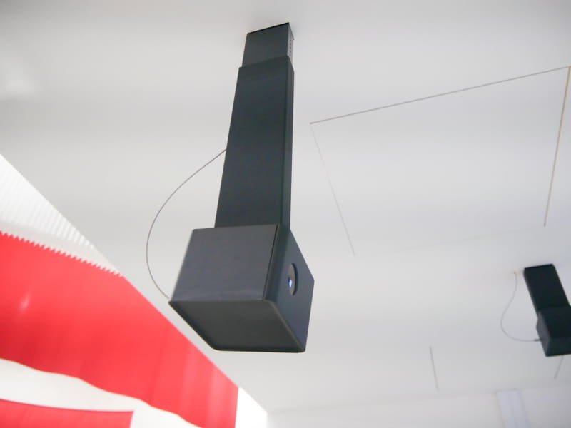 デモストレーションに使用した「Omject」は、第2世代であり、容積を約半分に削減したという