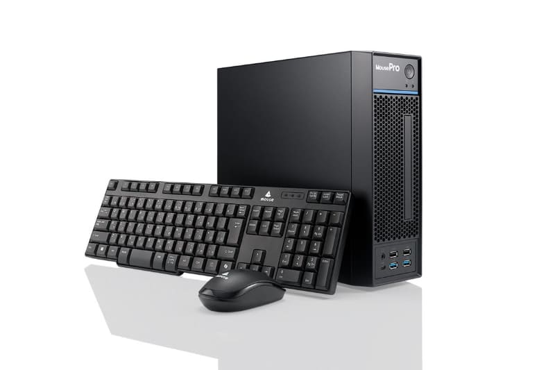 「<a href="https://www.mouse-jp.co.jp/store/r/ra3040106/" class="strong bn" target="_blank">MousePro スリム</a>」（MousePro LP）シリーズは、幅99mmとスリムなケースを採用しながら、高い拡張性や排熱性能を備えることが特徴
