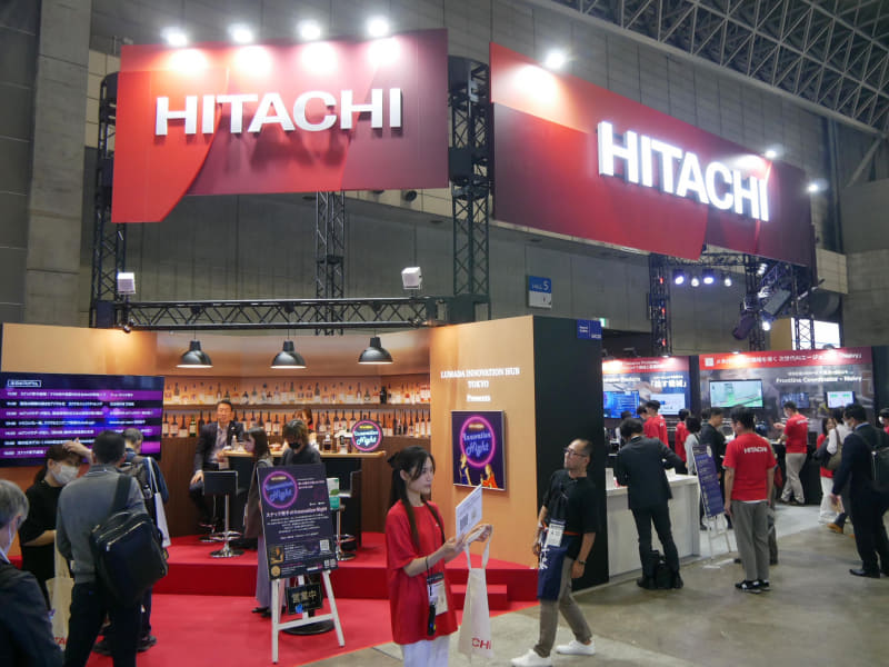 CEATEC 2025の日立ブースの様子