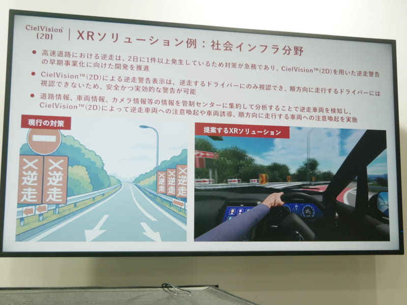 高速道路の逆走車両対策での活用提案