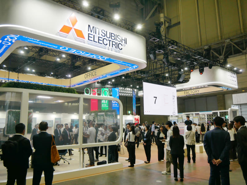 CEATEC 2025の三菱電機ブース