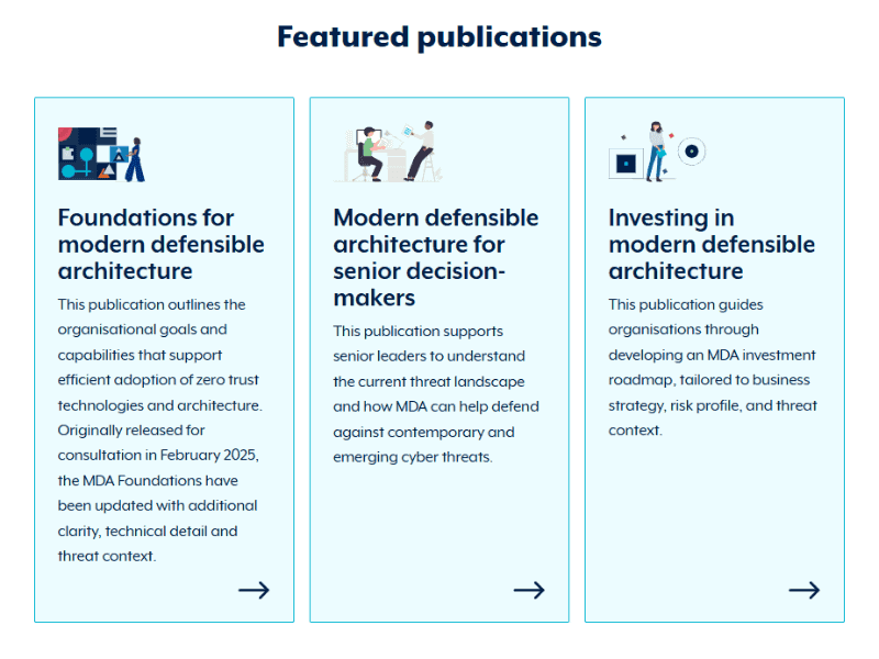<a href="https://www.cyber.gov.au/business-government/secure-design/secure-by-design/modern-defensible-architecture" class="strong bn" target="_blank">Modern defensible architecture（ACSC）</a>より