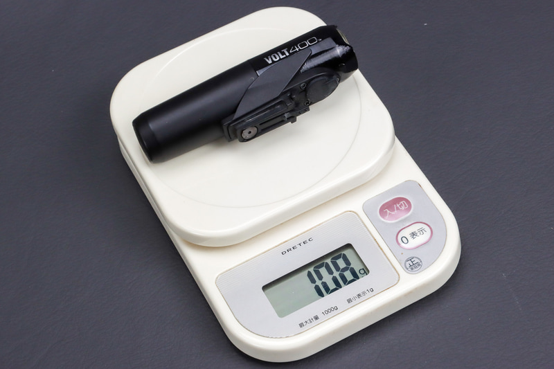 VOLT400は実測108g