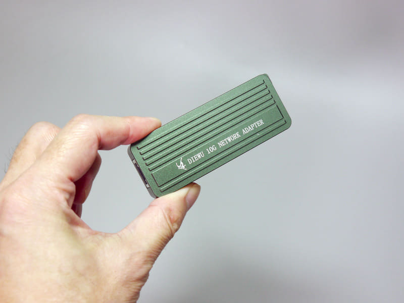 RTL8159を搭載した10Gbps対応USBネットワークアダプター