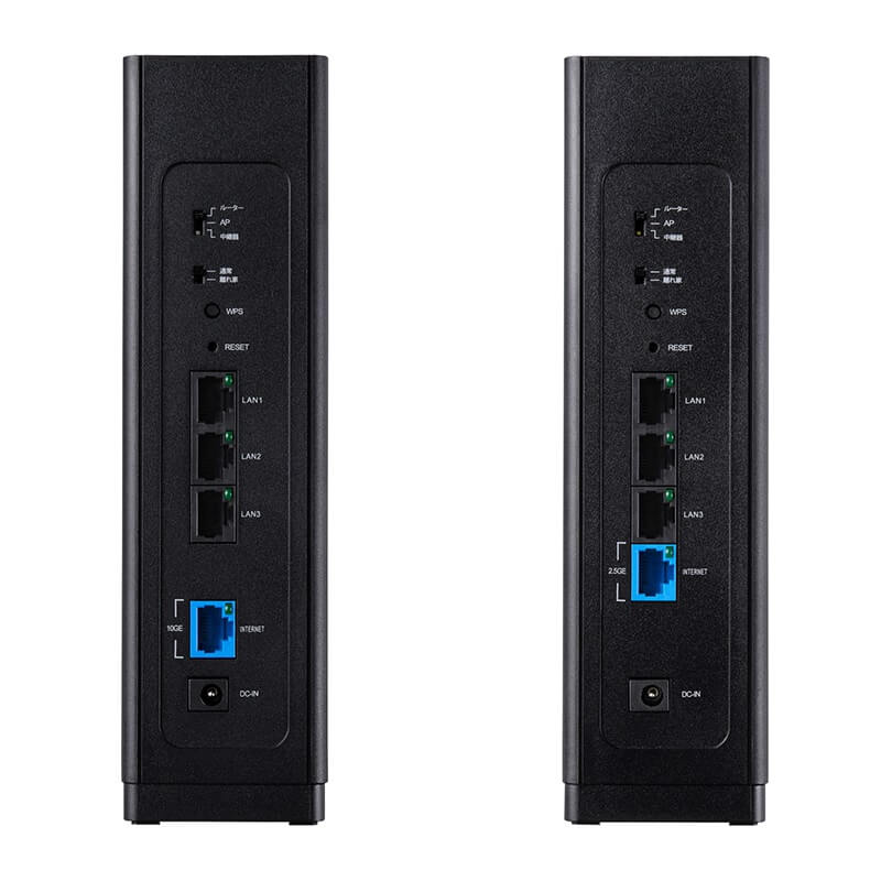 WRC-BE72XSD-B（左）、WRC-BE65QSD-B（右）