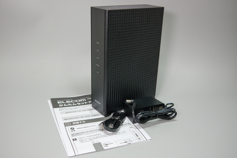 エレコムのWi-Fi 7ルーター「WRC-BE72XSD-B」