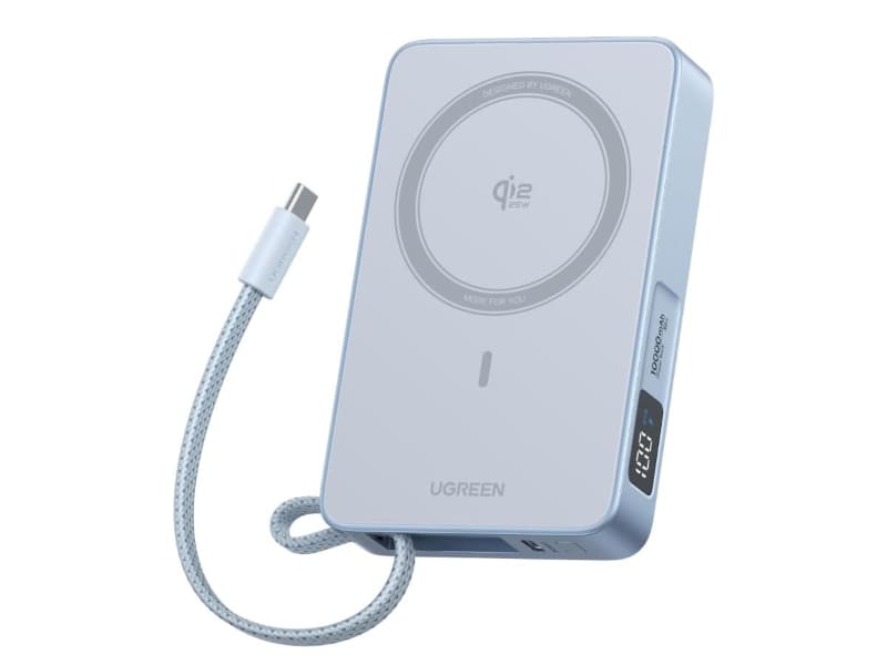 UGREEN MagFlow マグネット式モバイルバッテリー 10000mAh 25W