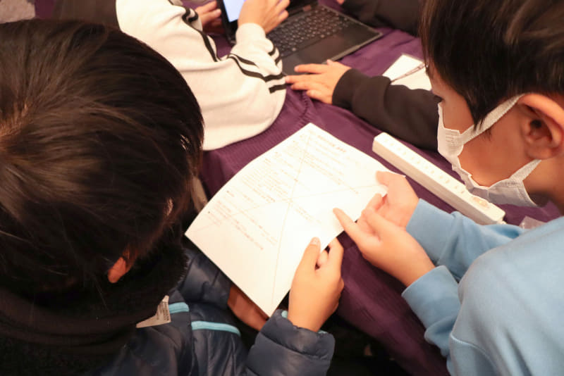 配布された資料の裏側にIDとパスワードが記載されていた