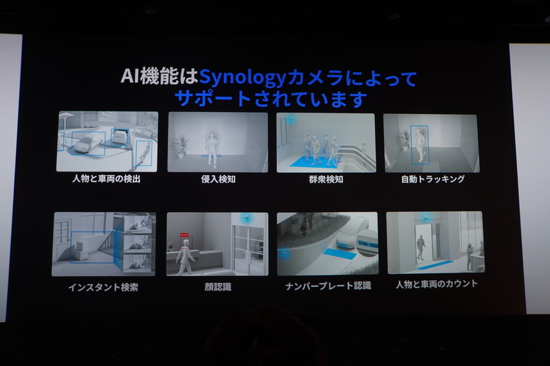 Synologyの映像監視ソリューションのAI機能