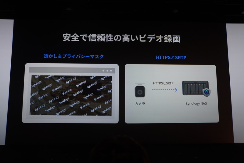 映像の透かしとプライバシーマスク、通信のHTTPSとSRTPによる保護