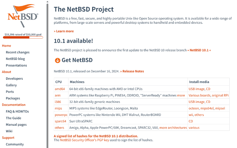 SEILシリーズのOSとして採用されている<a href="https://www.netbsd.org/" class="strong bn" target="_blank">NetBSD</a>。法人向けルーターでは、過去にさまざまな理由により採用が決定されたOSが使い続けられている例が多い