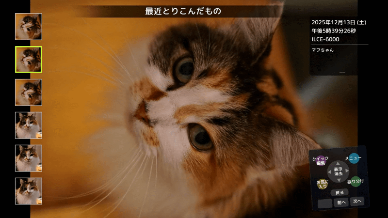 取り込んだファイルは、ホーム画面の［最近とりこんだもの］に表示される