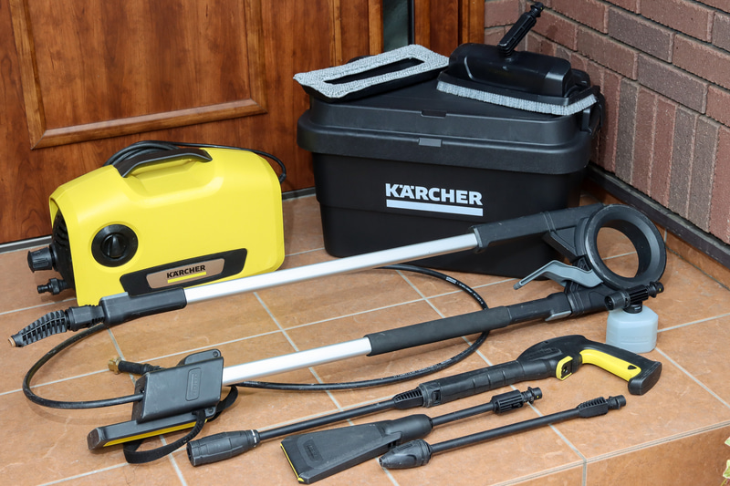 ケルヒャーの高圧洗浄機と延長パイプで2階の窓を掃除したい!!