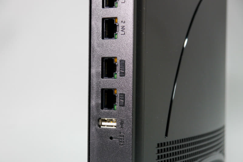 WANとLANに2つの10Gbps対応ポートを搭載