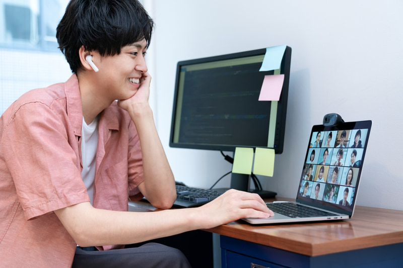 ビデオ会議も安定。ほかのメンバーに迷惑をかけることなく進行できる（写真はイメージです）
