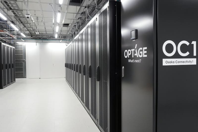 データセンター内部の見学会も行われた