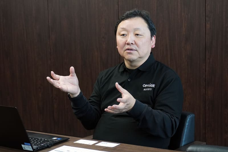 株式会社オプテージ 執行役員 Chief Strategy Officer 国際事業担当 福智道一氏