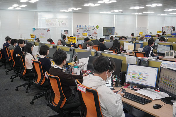 コンタクトセンターの様子