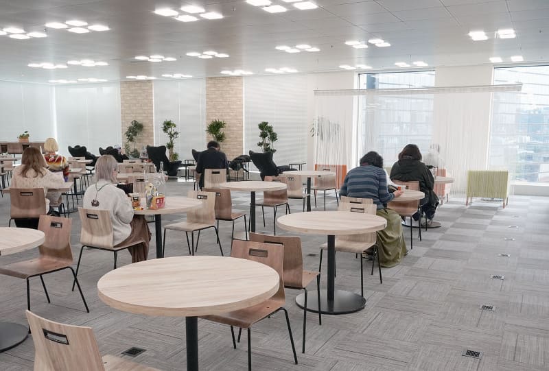 コンタクトセンターの休憩室