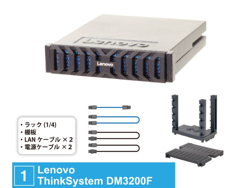レノボ（Lenovo）の「ThinkSystem DM3200F」