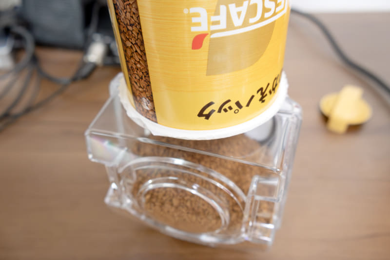 コーヒーの補充はとても簡単