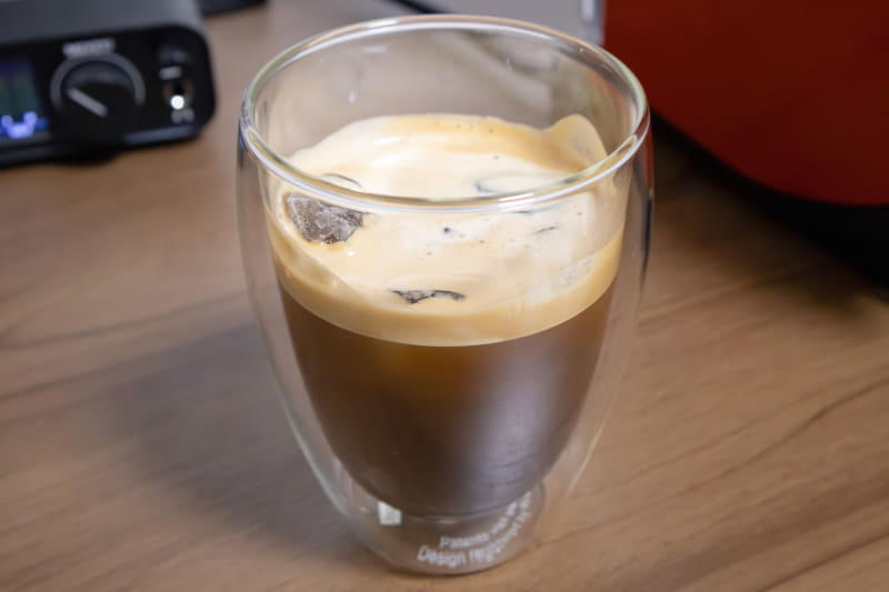 アイスコーヒー。すっきりした味わいでかなり飲みやすい