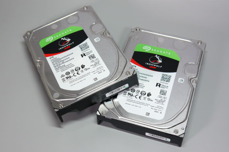容量と価格のバランスがよくお買い得なSeagateのIronWolf 8TB