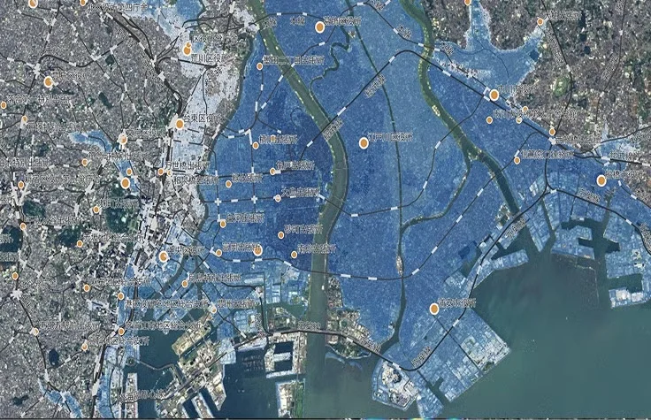 高潮浸水ハザードマップ