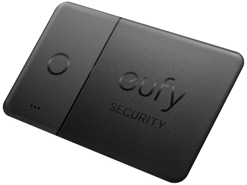 Anker「Eufy Security SmartTrack Card（iPhone用）」。非充電式でバッテリー寿命は最大3年