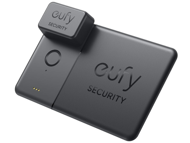 Anker「Eufy SmartTrack Card E30（iPhone用）」。バッテリーが充電式でくり返し使える