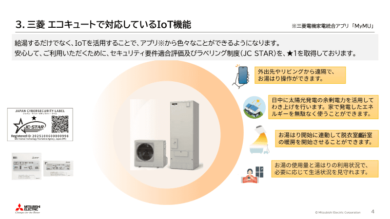 JC-STAR レベル1に適合しており、さまざまなIoT機器を制御可能