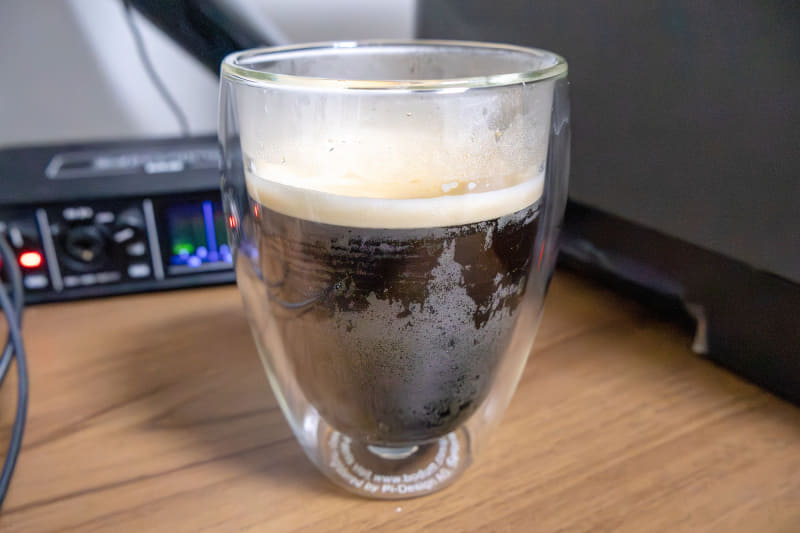 カフェ・ジャポーネ。すっきりした後味でかなり飲みやすい