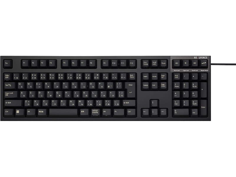 REALFORCE R3S 有線 フル 45g 日本語配列 ブラック R3SA11