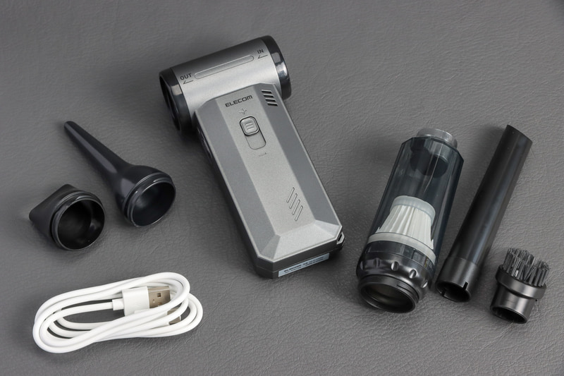 エレコムの「電動エアダスター　2WAY　コンパクトタイプ　AD-ALC02BK」