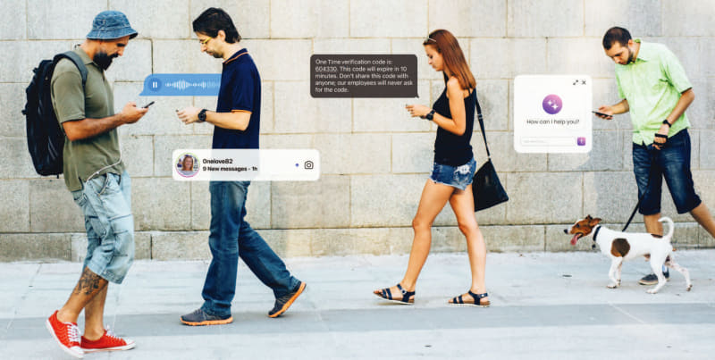 日々、大量の詐欺メッセージにさらされています（画像は、McAfeeの調査レポート「State of the Scamiverse」より）