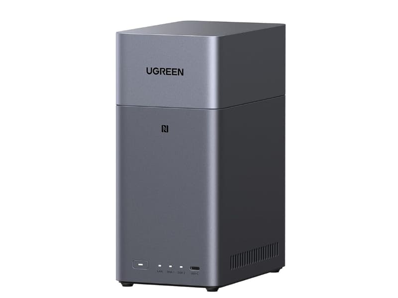 UGREENのNAS「DH2300」。設定などが簡単で、アプリも使いやすいことが特徴
