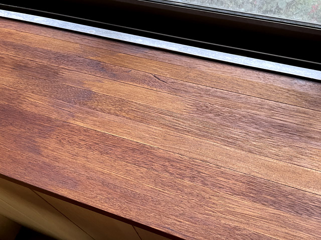 防カビ、はっ水系の塗装をした