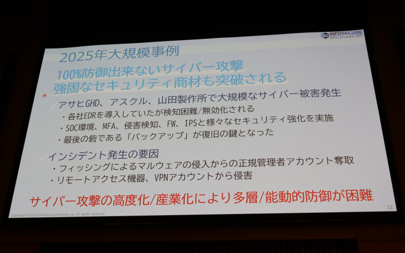 アサヒグループホールディングスの事例では、EDRが突破・回避されたとみられる