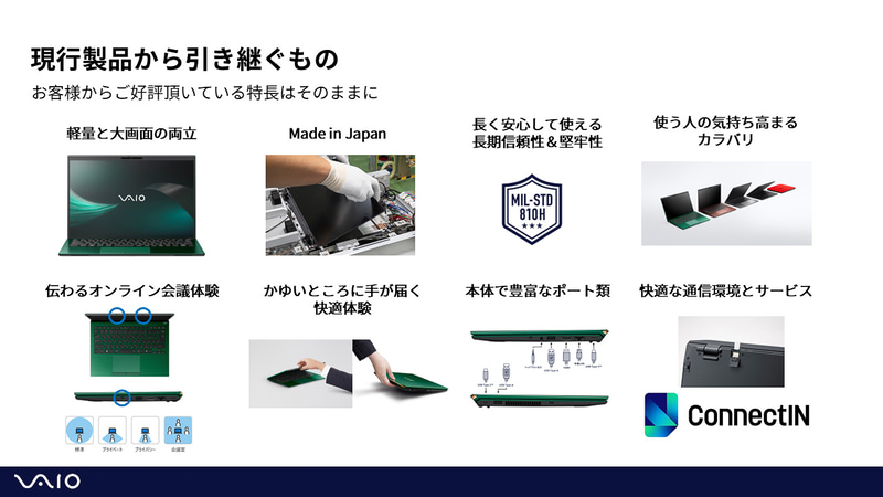 優れた堅牢性や豊富なカラーバリエーションなど、従来モデルの特徴もしっかり受け継いでいる