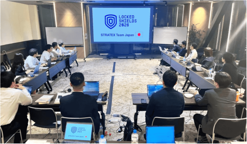 日本STRATEXチームの様子（報道資料より）